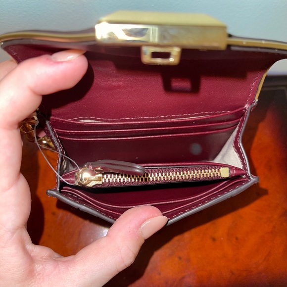 NWT MICHAEL KORS Whitney Oxblood Leather Wallet - Picture 10 of 13